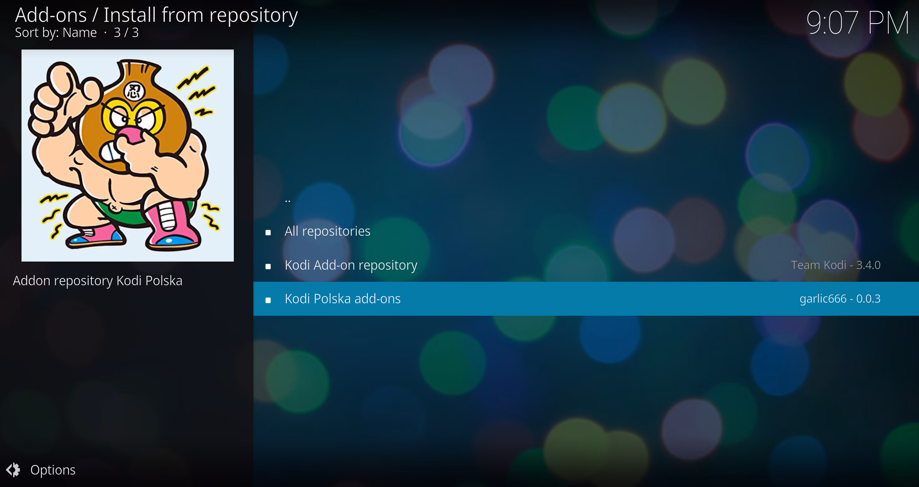 Kodi wybór repozytorium Kodi Polska